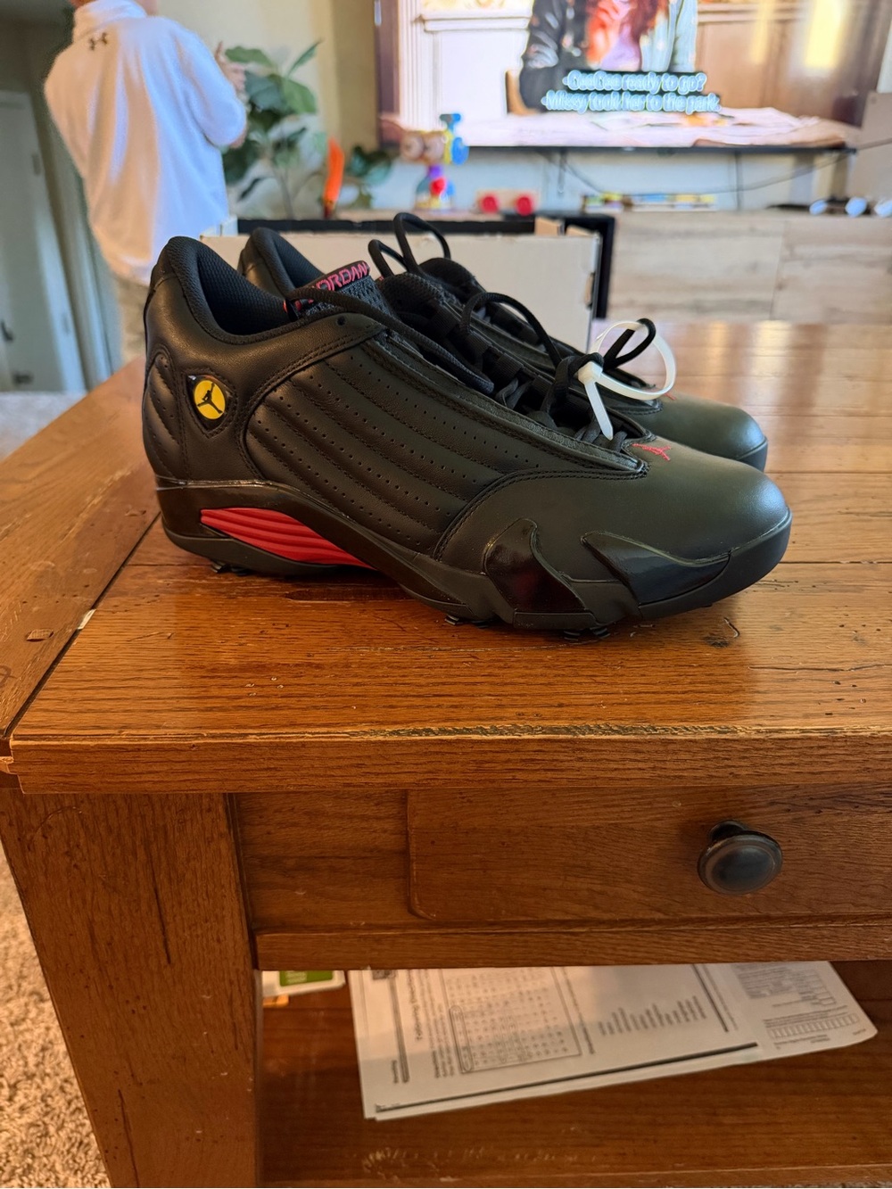Nike Air jordan 14 retro last shot golf shoe size 9.5men